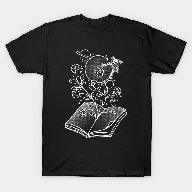 Book Garden Minimalist by Tobe Fonseca T-Shirt by Tobe_Fonseca